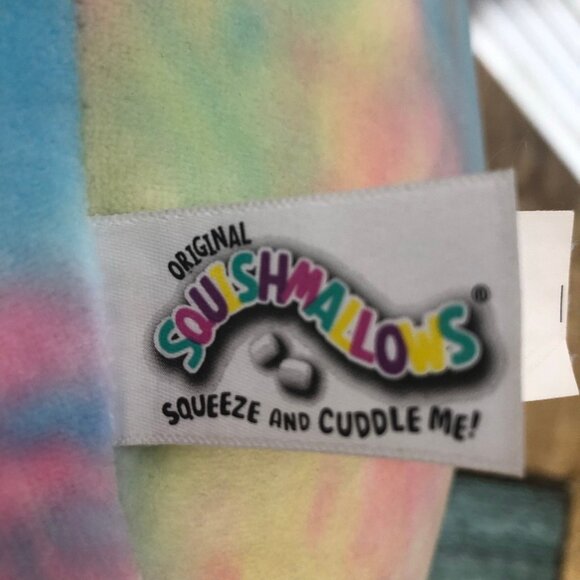 Squishmallows Wren Butterfly Pillow Plush Stuffed Toy Rainbow Tie-Dye Multicolor - Picture 15 of 15